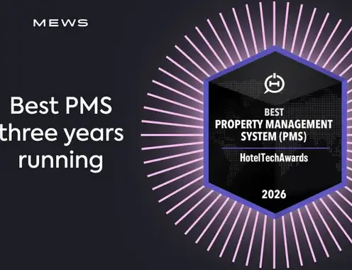 Mews?dominates?HotelTechAwards,?winning?Best?PMS for?the?third?year?running?and?Best POS
