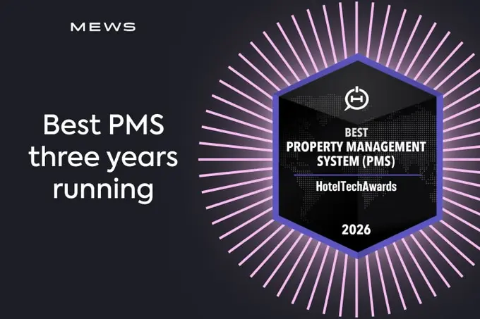 Mews?dominates?HotelTechAwards,?winning?Best?PMS for?the?third?year?running?and?Best POS