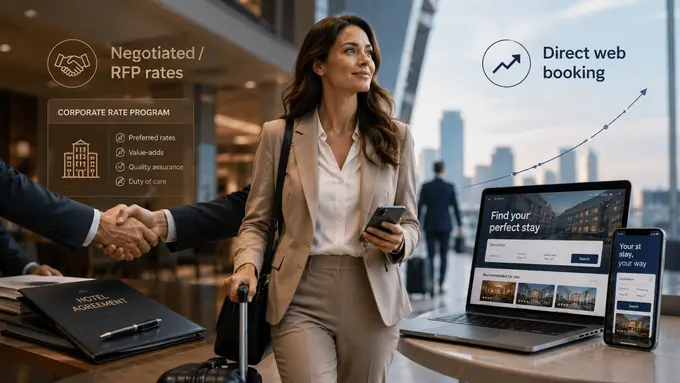 The half of corporate travel that's growing skips the RFP
