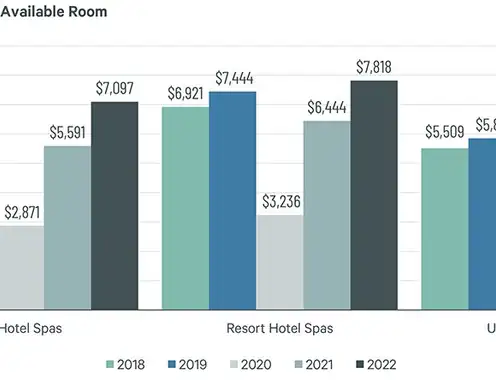 Hotel Spas Fill In Revenue Void During Recession - Note: * Hotel operated. Leased spa operations not included.