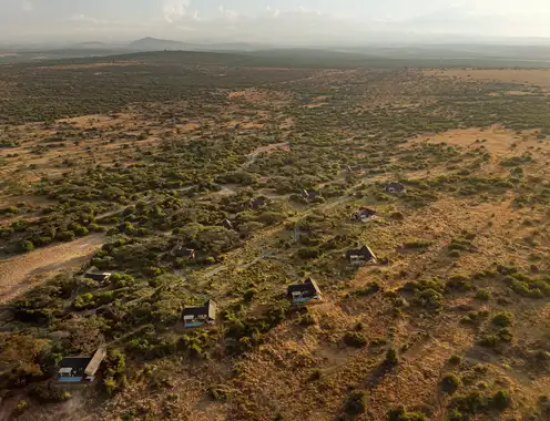 Jw Marriott Mount Kenya Rhino Reserve Safari Camp Aerial View