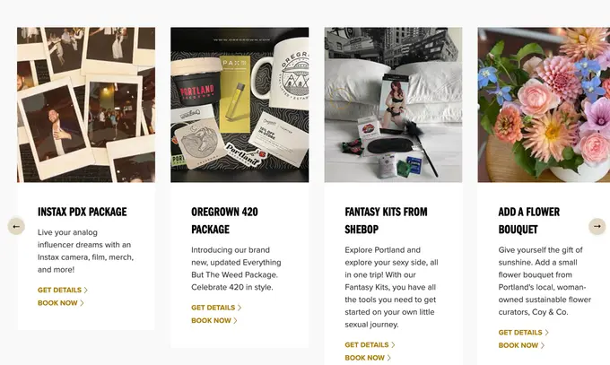 Packages available at The Jupiter Hotel in Portland, Oregon