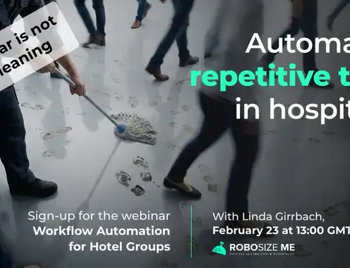 Workflow Automation, Decoded: RobosizeME to Host Educational Webinar for Hotel Groups