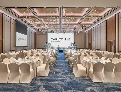 Carlton Hotel Singapore Unveils Newly Refreshed Event Spaces, Redefining Event Elegance in the Heart of the City