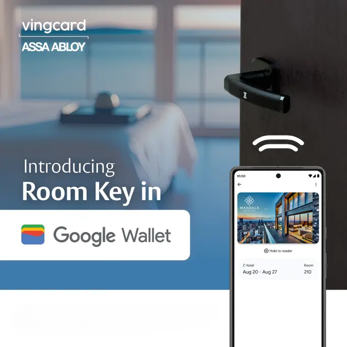 Vingcard Introduces Google Wallet Compatibility for Mobile Access Hotel Guest Keys