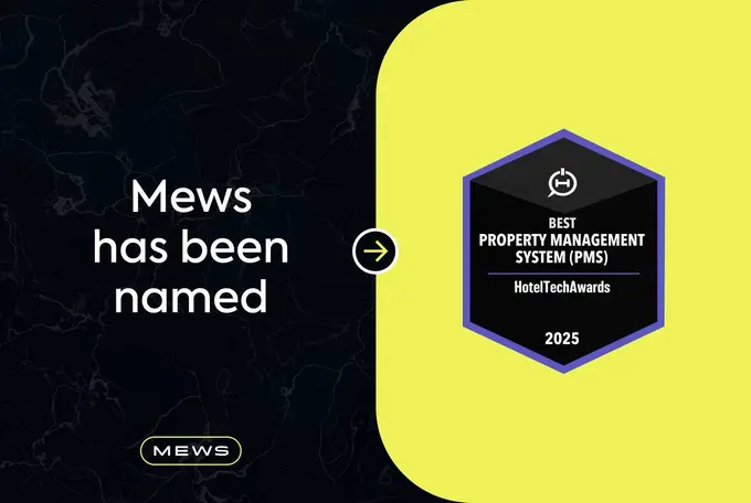 Mews named Best PMS for second year running in HotelTechAwards