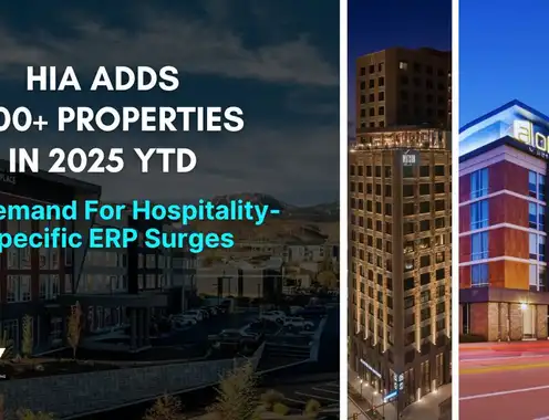 HIA Adds 400+ Properties in 2025 YTD As Demand For Hospitality-Specific ERP Surges