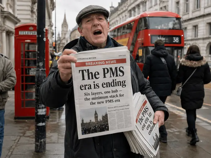 Six layers, one hub — the minimum stack for the new PMS era