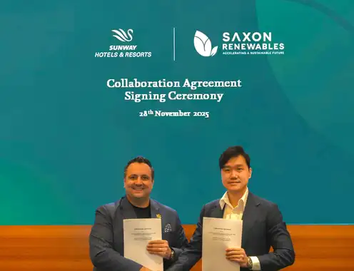 Sunway Hotels & Resorts Partners with Saxon Renewables to Let Guests Take Control of their Carbon Emissions