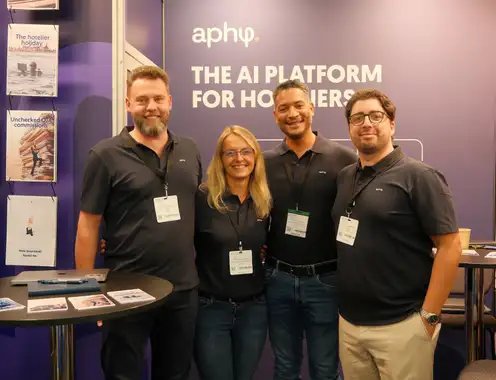 Aphy launches the AI platform for hoteliers, executing tasks autonomously, 24/7, in real time.
