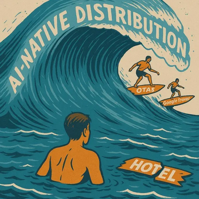 Agentic Hotel Distribution: Ride the AI Wave or Wipe Out