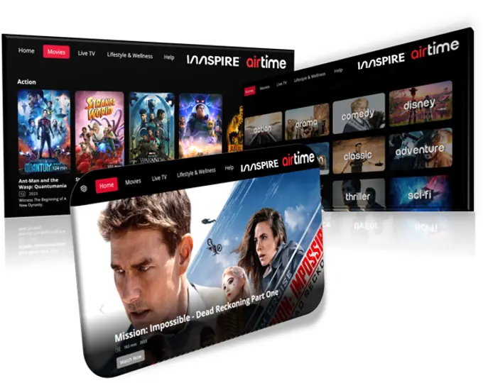 InnSpire and Techlive Expand Partnership With the Addition of Airtime Cloud-Based Digital Streaming Service