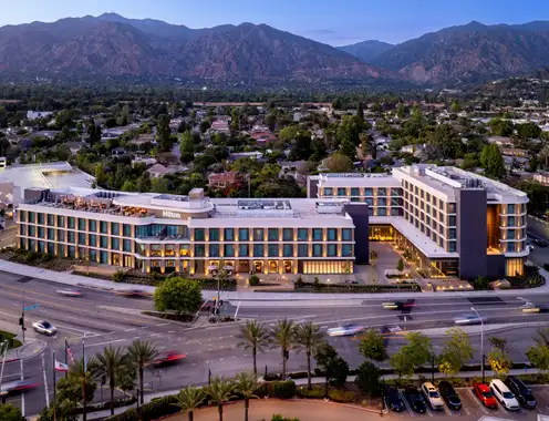 AXIS Architecture + Design completes the Hilton Arcadia Los Angeles, a landmark hospitality project combining adaptive reuse with new-build hotel development