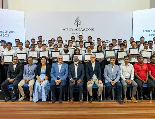 49 Apprentices Graduate from Four Seasons Maldives Hospitality Program in its 23rd Year