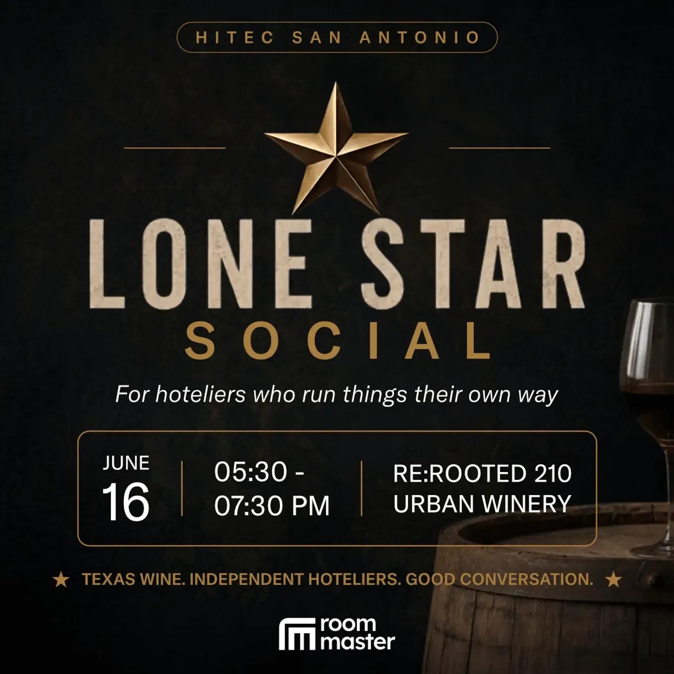 Roommaster to Host Lone Star Social a Private Evening Reception for Independent Hoteliers During Hitec San Antonio 2026