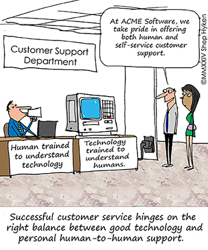 Training Customers to Do It Themselves