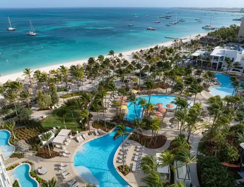The Westerly Hilton Aruba Caribbean Resort Casino Balcony View