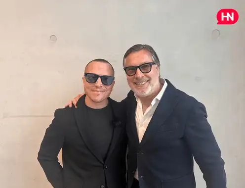 Simone Puorto and Michael Levie (right)