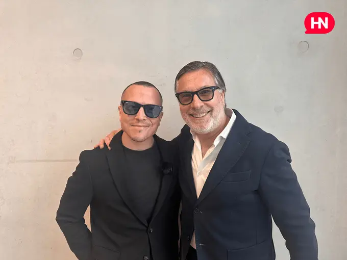 Simone Puorto and Michael Levie (right)