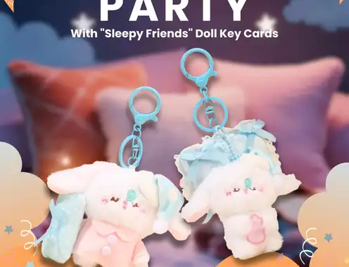 Innovative Doll Key Cards Turn Pajama Party into Unforgettable Family Moments