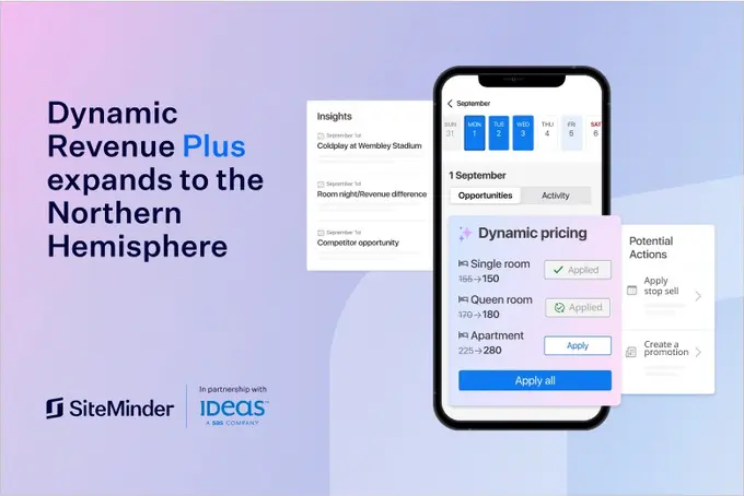 SiteMinder Outlines Rising Need for Accessible Hotel Revenue Management as Dynamic Revenue Plus Expands to Northern Hemisphere