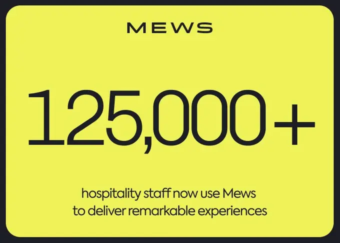 125,000+ hospitality staff now use Mews to deliver remarkable experiences?