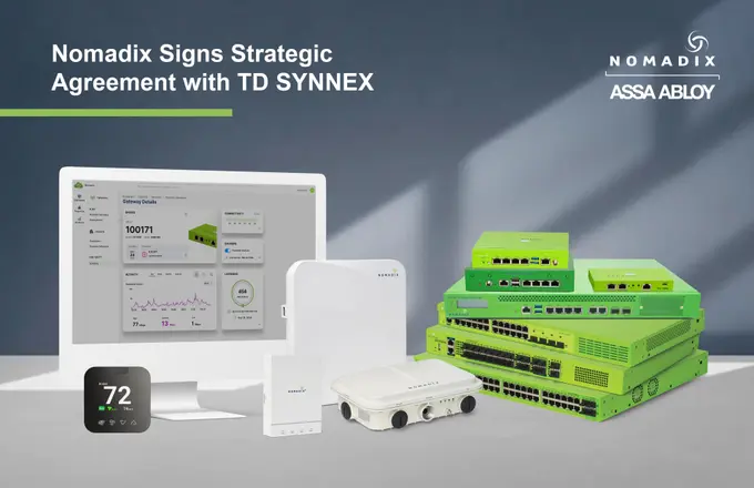 Nomadix Signs Strategic Agreement with TD SYNNEX