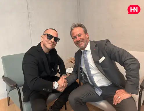 Simone Puorto and Christian Hürlimann (right)