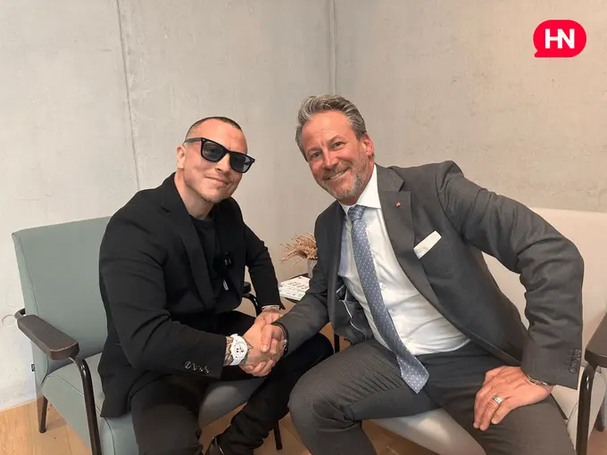 Simone Puorto and Christian Hürlimann (right)