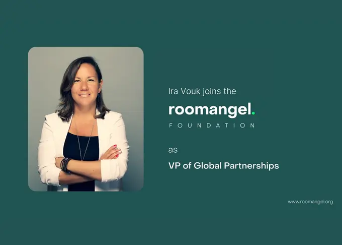 Ira Vouk Joins roomangel Foundation as Vice President of Global Partnerships