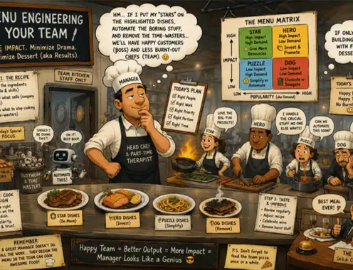 How to menu engineer your team...and i guess you are doing it already