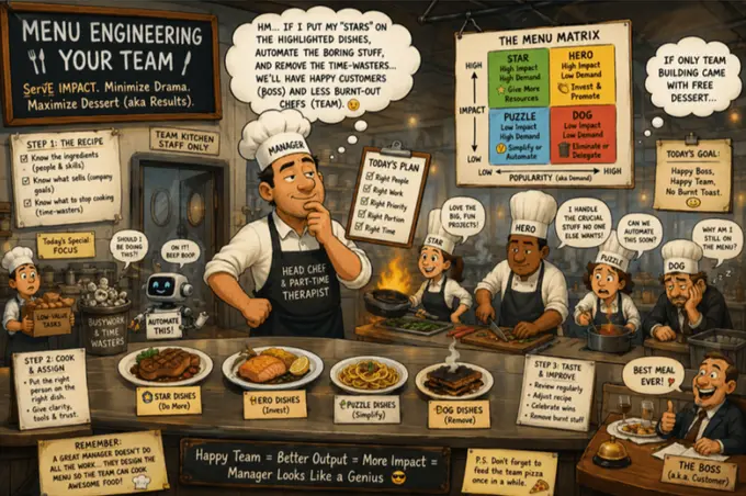 How to menu engineer your team...and i guess you are doing it already