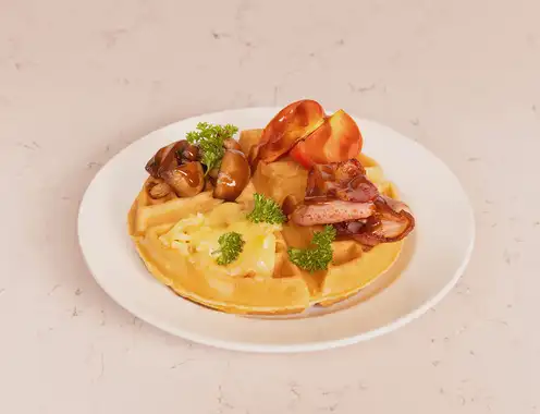 Hampton by Hilton Waffle Days: The Full English Waffle