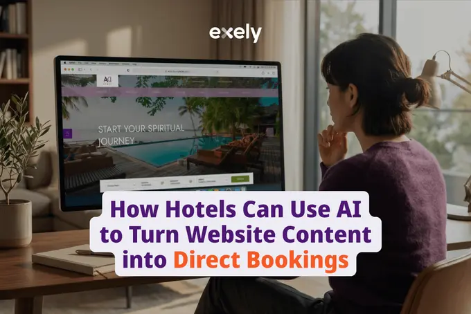 How Hotels Can Use AI to Turn Website Content into Direct Bookings