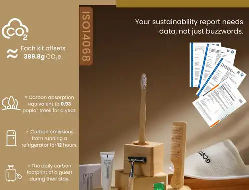 GCSTIMES carbon-neutral amenity kits