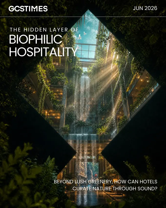 The Hidden Layer of Biophilic Design: How Hotels Curate Nature Through Sound