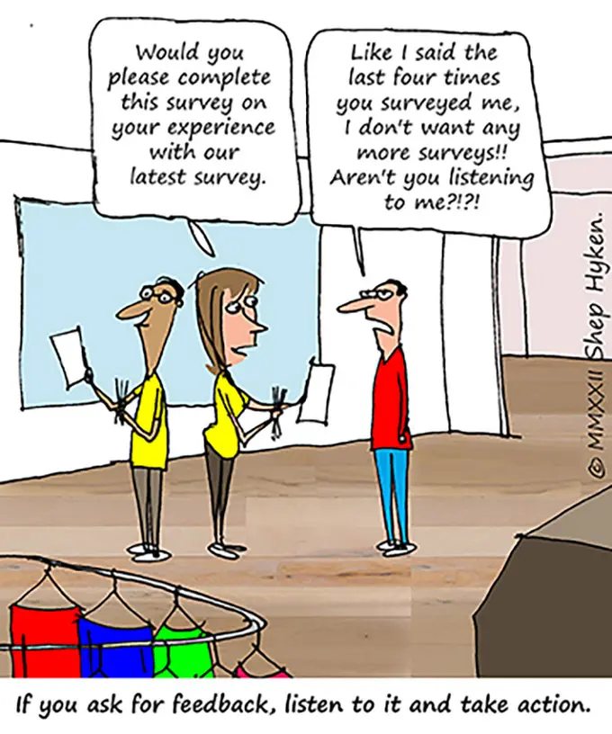 Stop Sending Me Surveys Unless You Care What I Have To Say!