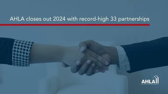 AHLA closes out 2024 with record-high 33 partnerships