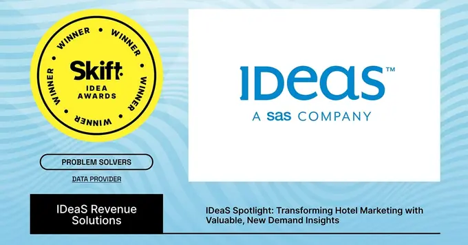 IDeaS Spotlight Honored as 2025 Skift IDEA Award Winner