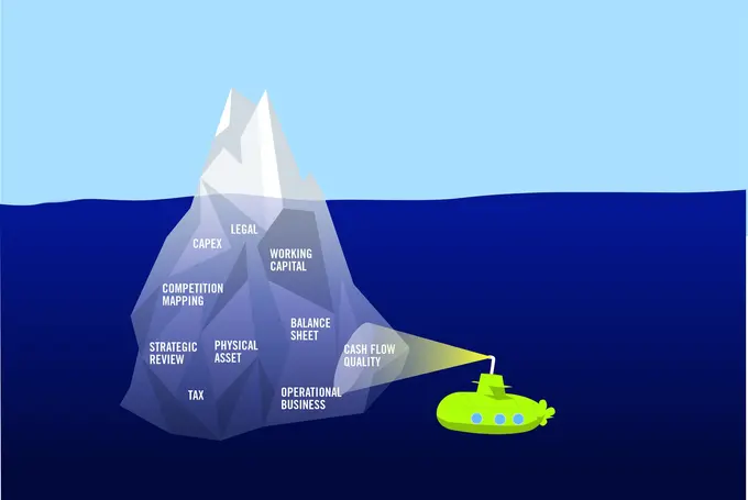 Focus on the mostly invisible parts of the iceberg to validate if the deal is right for you.
