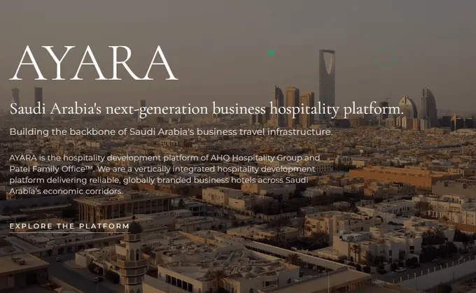 Patel Family Office and AHQ launch $1bn ‘AYARA’ Hospitality Platform to develop 50 hotels in Saudi Arabia
