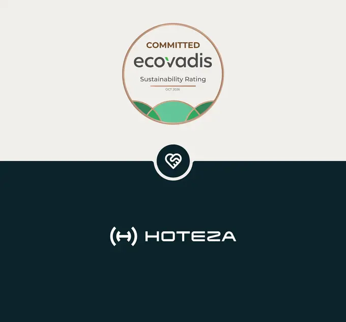Hoteza Receives EcoVadis Committed Badge, Strengthening Its Commitment to Sustainable Hospitality