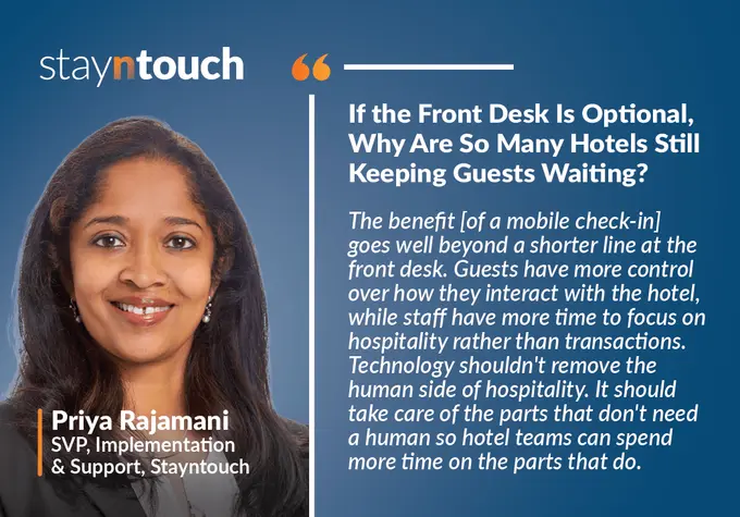 If the Front Desk Is Optional, Why Are So Many Hotels Still Keeping Guests Waiting?
