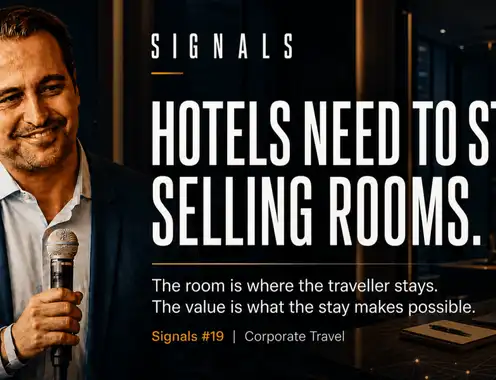 Hotels need to stop selling rooms.