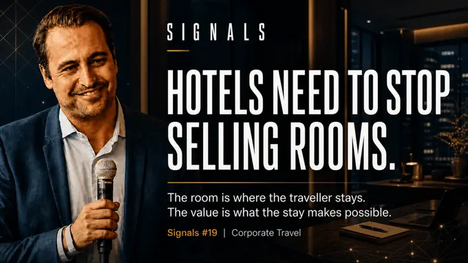 Hotels need to stop selling rooms.