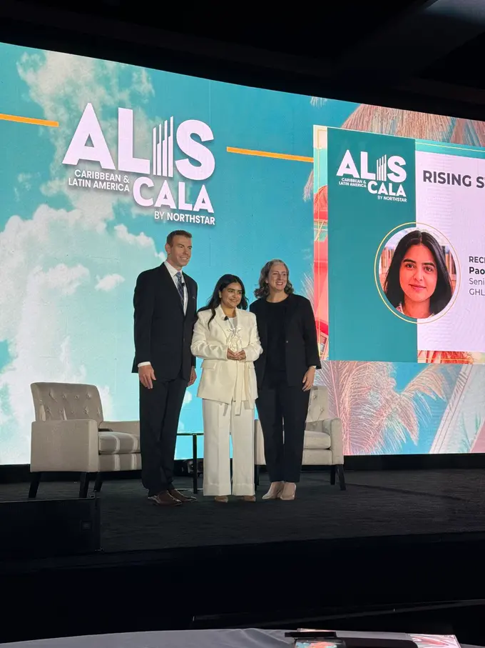 2026 Rising Star Award Caribbean Latin America presented to Paola Durán at ALIS CALA