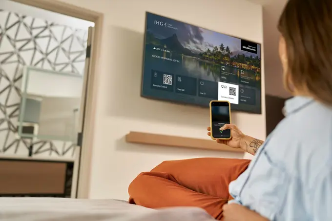 IHG Hotels & Resort is the first hospitality company to provide AirPlay functionality as part of its in-room entertainment experience