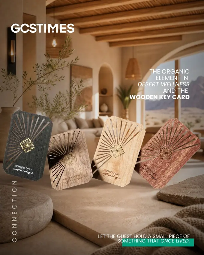 The Organic Element in Desert Wellness and the Wooden Key Card