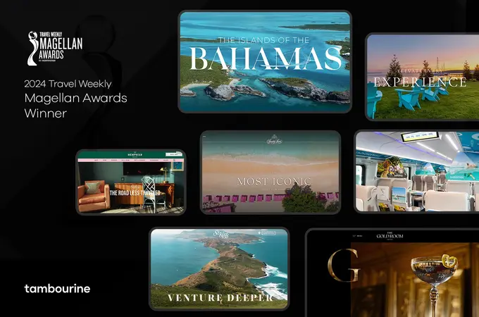 Tambourine Celebrates 2024 Travel Weekly Magellan Awards