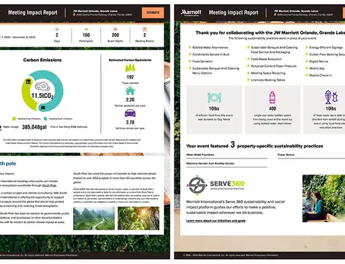 Marriott Bonvoy Launches 'Connect Responsibly' Program to Promote Sustainable Meetings and Events